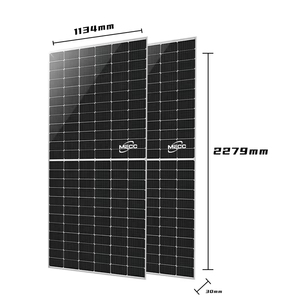 Nuevo Kit de Panel Solar Monocristalino de Silicio de 5-30kW con Controlador MPPT, Microinversores de Onda Sinusoidal Pura de Iones de Litio - Product Image 2