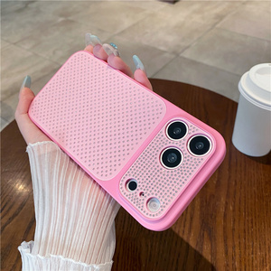 Nouvelle coque de téléphone en verre dégradé scintillant avec diamants pour iPhone 17 16 15 14 Pro Max – Coque arrière transformée - Product Image 4