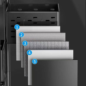 High Quality Multi-Layer Metal <strong>Kitchen</strong> <strong>Storage</strong> <strong>Rack</strong> Rotating Household <strong>Rack</strong> with Multiple Functional <strong>Storage</strong> Shelves - Product Image 6