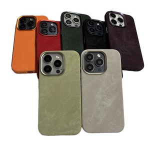 <span class=keywords><strong>Funda</strong></span> de teléfono de cuero PU de cubierta completa personalizada para <span class=keywords><strong>iPhone</strong></span> 16 <span class=keywords><strong>Pro</strong></span> <span class=keywords><strong>Max</strong></span>, Fundas de tela magnética a prueba de golpes, viene con bolsa OPP - Product Image 1