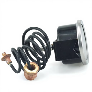 Manomètre capillaire de haute précision, manomètre à lunette pour la surveillance des chaudières et des systèmes mécaniques - Product Image 6