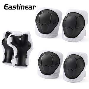 Eastinear – genouillères et coudières, équipement de protection pour le patinage à roulettes, matériau composite respirant, unisexe, ajustement universel - Product Image 4