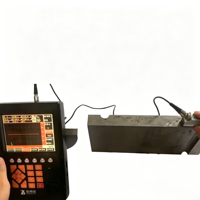 Détecteur de défauts ultrasonique numérique portable ZBL-U630, instrument de test NDT pour les fissures de soudure métallique, l'épaisseur des défauts, avec sondes