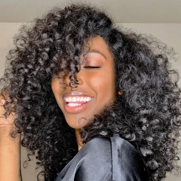 Cheap Brazilian human hair vendor natural Spanish kinky curl 150% density undetectable full lace front curly wig for black women