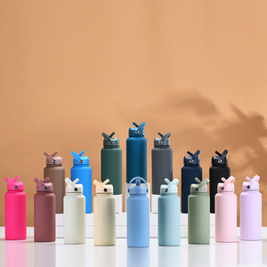 Bình nước thép không gỉ chân không hai lớp 1000ML bán buôn, tùy chỉnh logo doanh nghiệp, ly uống nước thể thao, dung tích lớn, có nắp đậy - Product Image 5