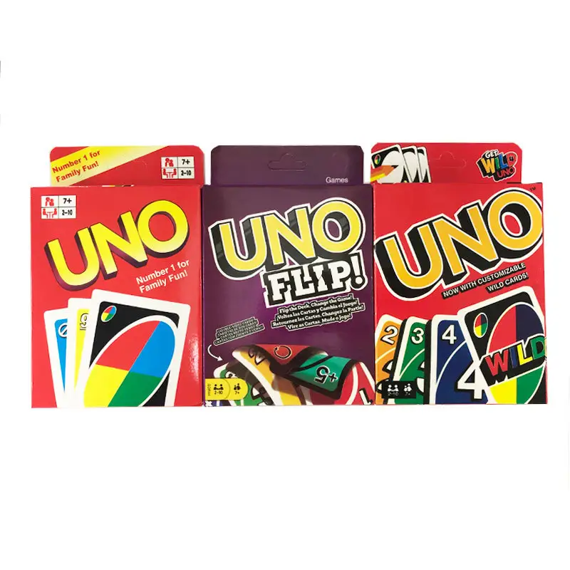 Animes Unos Flip Card Party Playing English Version Tabletop Toy Unos Game Cards For Kids Adults Developmental