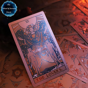 El Neo Rider <span class=keywords><strong>Tarot</strong></span> colección Rosa Original de la hoja de oro de las cartas del <span class=keywords><strong>Tarot</strong></span>, venta al por mayor - Product Image 2