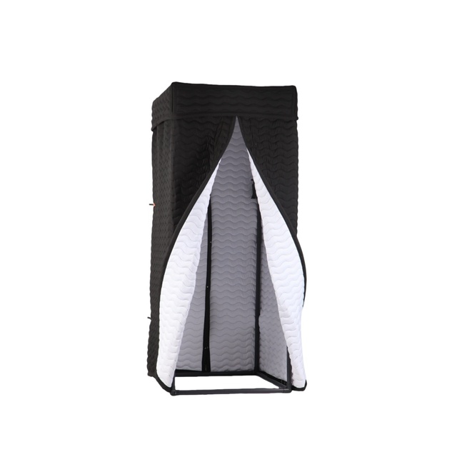 VoxOasis Studio Portable Vocal Booth for Recording Sound Booth for Podcast/Musician with NRC Rated PVC Blankets 100x100x200cm