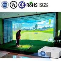 Simulateur multisports d'amusement en salle : golf et football
