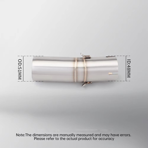 Tuyau de raccordement intermédiaire 51 mm pour échappement moto Africa Twin 2020 2021 2022, adaptateur de section de <span class=keywords><strong>tube</strong></span> de liaison pour CRF1100 CRF1100L - Product Image 3
