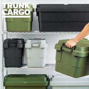 Chất lượng cao Hộp đồ chơi xếp chồng container lưu trữ cho trong nhà và ngoài trời, với có thể khóa xử lý hàng hóa hộp container để lưu trữ - Product Image 1