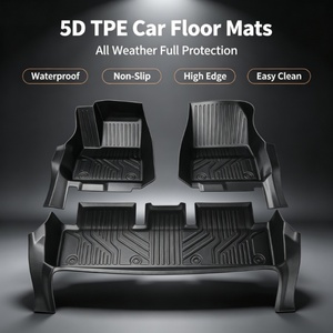 Alfombrilla de Coche 5D TPE para Todo Clima, <span class=keywords><strong>Precio</strong></span> de Fábrica, Material Saludable, Alfombrilla de Goma 5D Inodora para <span class=keywords><strong>Hyundai</strong></span> <span class=keywords><strong>Tucson</strong></span> 2021-2025 - Product Image 4