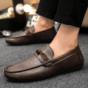 Mocasines de Cuero Genuino para Hombre 2025 - Transpirables, Antideslizantes, de Lujo, con Cordones, Casuales, para Conducir, para Todas las Temporadas - Product Image 4