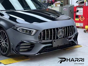 Kit carrosserie PHARRI 2019-2024 pour <span class=keywords><strong>Mercedes</strong></span> <span class=keywords><strong>Benz</strong></span> <span class=keywords><strong>Classe</strong></span> <span class=keywords><strong>A</strong></span> W177 <span class=keywords><strong>Berline</strong></span> Large, mise à niveau A45S <span class=keywords><strong>AMG</strong></span> avec calandre et capot - Product Image 4