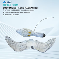 Épouvantail en plastique en forme de hibou pour la vente en gros, dissuasif anti-oiseaux avec motif animal, état solide