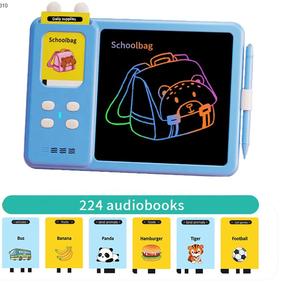 Desain baru kartu pendidikan mesin pembelajaran mainan <span class=keywords><strong>2</strong></span> in 1 elektronik gambar papan Lcd untuk alat melukis untuk anak-anak - Product Image 1
