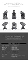 Projecteur LED BSW 3-en-1 à tête mobile 500W étanche IP65 CMY CTO Zoom Beam Spot Wash pour éclairage de scène extérieur et concerts