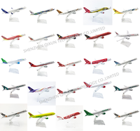 Modèle d'avion en métal moulé sous pression Airbus A320 à l'échelle 1:400, 16 cm, design personnalisé, en alliage, à vendre