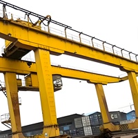 Grue portique à double poutre sur rail de 25 tonnes sur mesure, hauteur de levage 5 m
