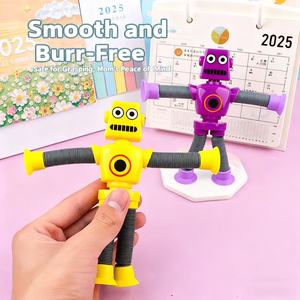 Jouet robot polyvalent à ventouse télescopique, jouet éducatif anti-stress, jouet pour enfants - Product Image 4