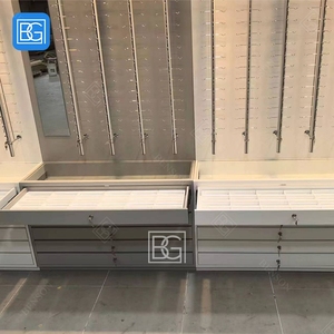 Tùy chỉnh kính cửa hàng hiển thị tủ bán buôn Kính mát hiển thị giá tùy chỉnh quang cửa hàng Showcase thời trang quang kiosk - Product Image 4