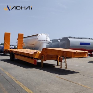 60 tonnes 100 tonnes col de cygne bas plateau semi-<span class=keywords><strong>remorque</strong></span> camion fer matériel conteneur châssis chargeur Lowbed semi-<span class=keywords><strong>remorque</strong></span> - Product Image 3