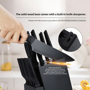 Ensemble de couteaux à steak Raybin en acier inoxydable 3Cr13 pour viande de dinde, saumon, bœuf, pain, poisson, poulet, légumes - Product Image 4