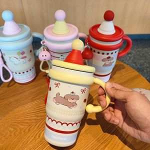 Cartoon Insulated Water Bottle 316 Stainless Steel Screw Cap 12 24 Hours Thermal For Children Back To School - Product Image 1