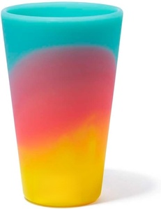 Hot Sale Silicone <b>Cup</b> Unbreakable <b>Reusable</b> Silicon Tumbler 16 Ounce Silicone Pint Glass <b>Cup</b> - Product Image 1