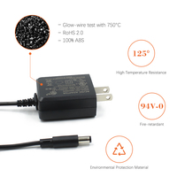Adaptateur secteur AC/DC mural 15W MAX 3V-15V 0.5A-10A pour prise secteur, certifié FCC GS CE SAA RCM IRAM