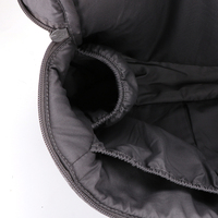 Nouveau sac à langer multifonctionnel Oxford pour bébé, résistant à l'eau, noir/gris, avec organisateur de poussette suspendu et matelas à langer