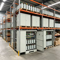 Fuken - Gabinete de Control PLC para Corrección del Factor de Potencia con Banco de Condensadores Automático, Trifásico, IP55, Panel de Distribución de Energía, 1 Año de Garantía