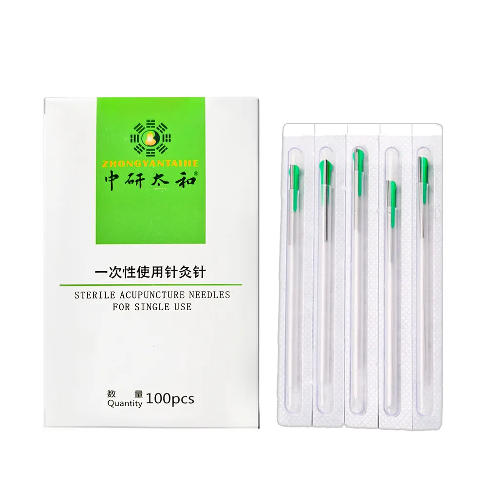 Zhongyan Taihe Disposable Sterile Acupuncture Needles Beauty Massage Needle One Needle With One Tube