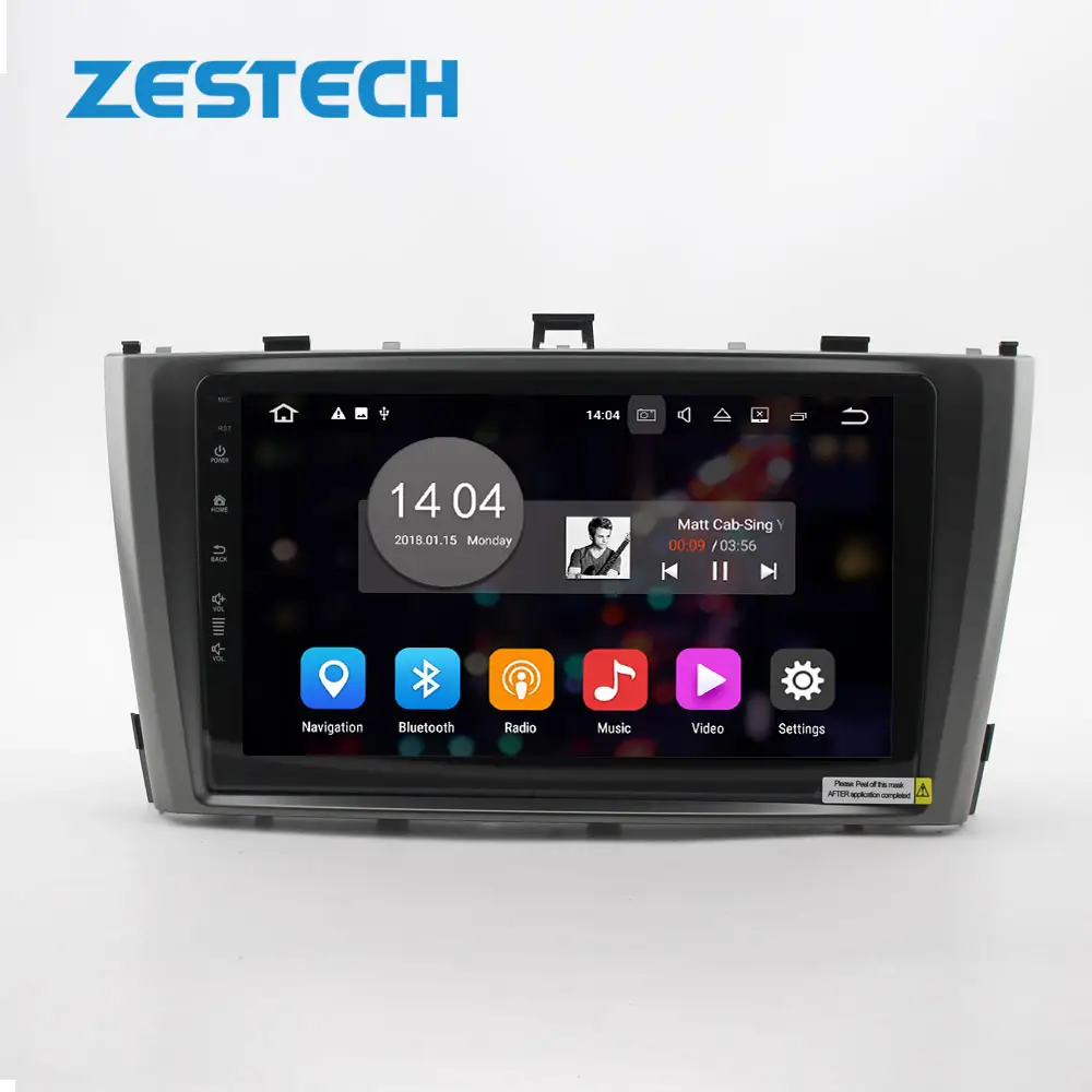 ZESTECH 9 "10 MTK8667 Android rádio do carro sistema de gps para Toyota Avensis 2009 -2013 tela de toque dvd player multimídia autostereo