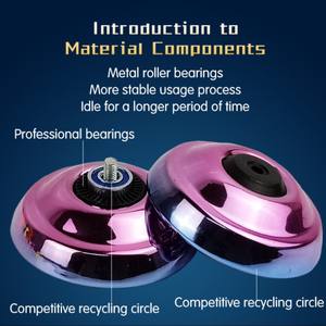 Balle tournante à ficelle en alliage pour la motricité fine, jouet d'extérieur pour débutants, exercice <span class=keywords><strong>de</strong></span> force du poignet, entraînement <span class=keywords><strong>de</strong></span> la coordination œil-main - Product Image 4