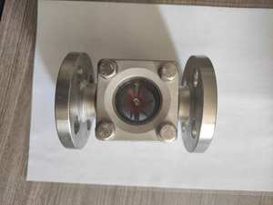 Alta temperatura Manual Fluxo Válvula Vista Vidro Indicador Duplo Janela Vista Vidro com SS Flange para Mídia Quente - Product Image 5