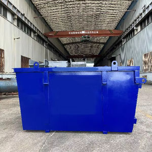 כבד פח אשפה מתכת חיצונית מגבה מדלג פח פח אשפה לשימוש חיצוני - Product Image 1