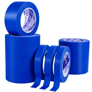 YOUJIANG Blue Design Painter 3MM 2090 Uv Render Resistant 14 Days Outdoor Protection Masking Tape For Painting