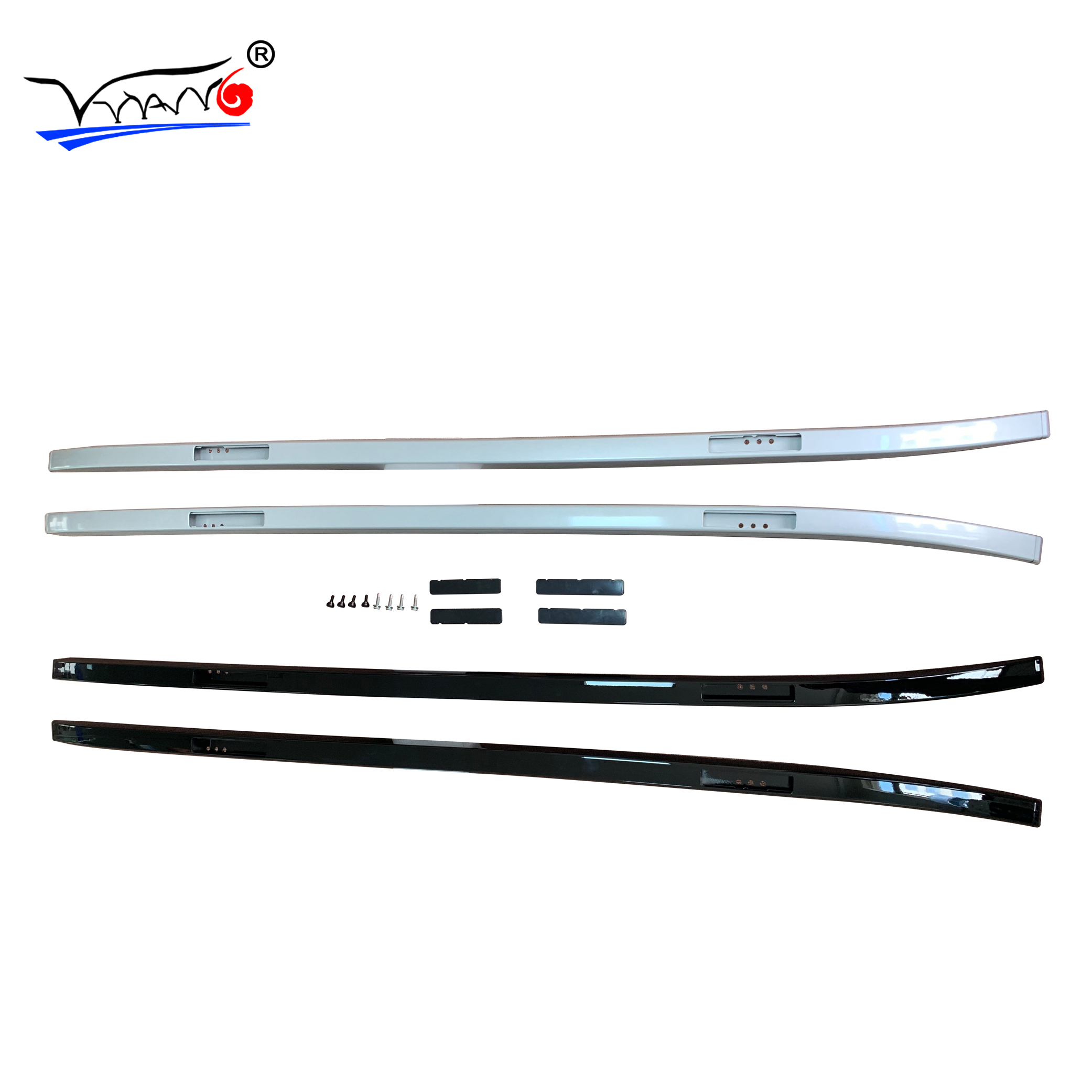 YH-C-064 высококачественные направляющие на крышу из алюминиевого сплава для Toyota RAV4 2019 2020, автомобильные направляющие на крышу, Автомобильный багажник