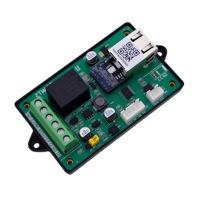 Controlador de salida de relé de 1 canal de red Ethernet con módulo IO de función de botón para sistema de luz automático
