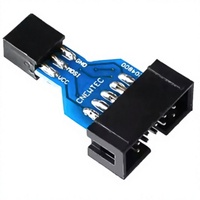 Programmeur en système AVRISP MkII XP2 AVR ISP Mk2 USB compatible avec AVR Studio STK500
