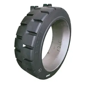 Premium solid rubber wheel 16x5x10 1/2 16x5x10 5 forklift tire press on forklift tyres