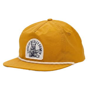 Casquette Snapback 6 Panneaux Charles Wesley Gorin Bleu Marine avec Logo Ours Brodé Unisexe Chapeau Décontracté - Product Image 4