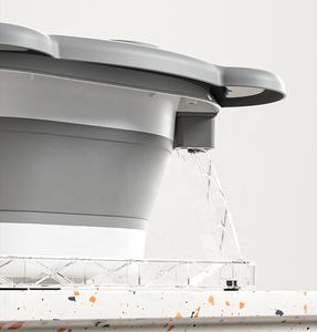 حوض استحمام للحيوانات الأليفة قابل للطي مع شاشة مراقبة درجة الحرارة في الوقت الحقيقي ومجموعة حوض استحمام القط القابل للطي وسادة عائمة حوض استحمام الكلب المحمول للسفر - Product Image 4