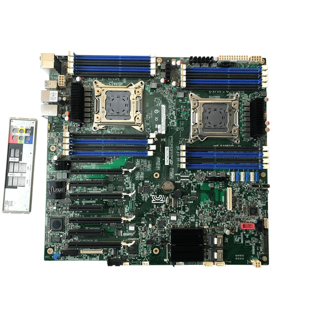 For Intel S2600IP / W2600CR ATX Server Motherboard 8 Graphics Cards Support 3060 Four Memory Channels