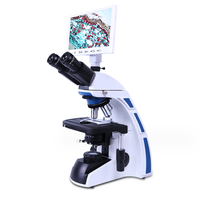 Trinocular Biological Microscope Laboratory Bacterial Analysis High-precision Measurement