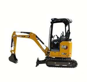 Excavatrices Caterpillar 301.7 d'occasion de haute qualité, certifiées CE, excavatrices hydrauliques sur chenilles de 2 tonnes d'occasion avec accessoire de pouce - Product Image 1