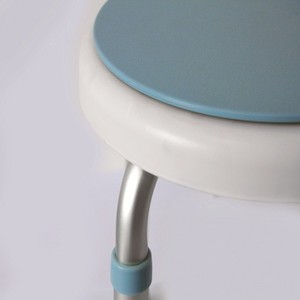 Chaise de douche rotative à 360 degrés Goodstep, tabouret de douche sec, tabouret de douche en alliage d'aluminium facile à nettoyer pour personnes âgées et - Product Image 1