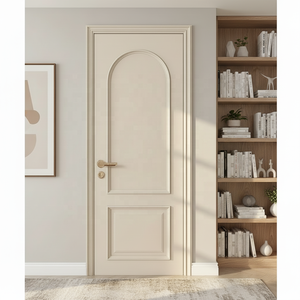 <span class=keywords><strong>Puerta</strong></span> Kabo Modelo 005 Minimalista de <span class=keywords><strong>Madera</strong></span> Maciza con Acabado de Polímero y Aislamiento Acústico para Sala de Estar - Garantía de 5 Años - Product Image 1