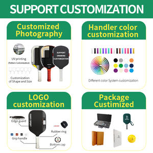 OEM <span class=keywords><strong>Custom</strong></span> Design USAPA-zugelassenes <span class=keywords><strong>Pickleball</strong></span>-Paddel-Set Honeycomb Core Bag & Glasfaser materialien für den Outdoor-Sport - Product Image 4